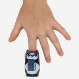 MD300 C55 - Cartoon Panda Waveform Fingertip Pulse Oximeter for Children/Pediatrics with use on childs hand