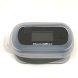 MD300 CN350R Fingertip Pulse Oximeter with Respiration Rate with clear silicon protective cover fitted