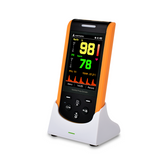 SP-20 RECHARGEABLE PULSE OXIMETER WITH ALARMS IN CHARGER BASE