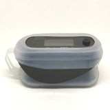 MD300 CN350R Fingertip Pulse Oximeter with Respiration Rate with clear silicon protective cover fitted
