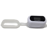 MD300 CN350R Fingertip Pulse Oximeter with Respiration Rate and Clear Silicon Cover