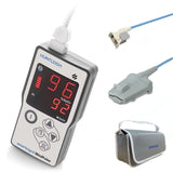 Smartsigns MiniPulse MP1 Battery Powered Pulse Oximeter with Alarms - Silver Package
