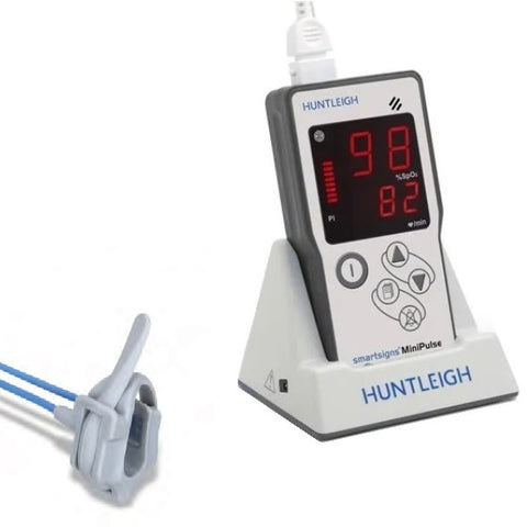 MiniPulse MP1R Rechargeable Pulse Oximeter with Alarms - standard moni ...