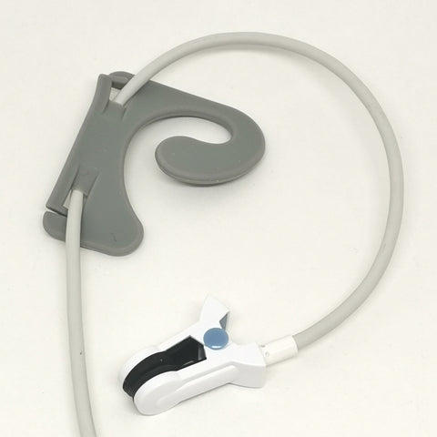Reusable Ear Clip Oximetry Sensor (Solaris) with Silicon Hook - Choose ...
