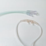 Divided Cannula for O2 delivery tubing and CO2 sampling line - Female Luer