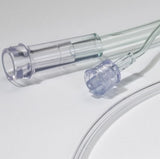 Divided Cannula for O2 delivery tubing and CO2 sampling line - male luer