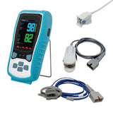 A360 Handheld Pulse Oximeter with Alarms and Blue Silicon Cover plus 3 types of sensor