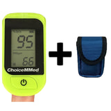 MD300C15D ChoiceMMed Fingertip Pulse Oximeter with Blue Pouch