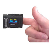 MD300 CB3 "OxyWatch" Silicon Fingertip Pulse Oximeter in use