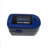 MD300C2 ChoiceMMed Fingertip Pulse Oximeter showing Oxywatch Logo