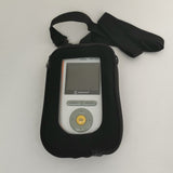 Black Zipped Carry Case with Shoulder Strap showing NT1D Vital Signs Monitor inside