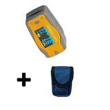 MD300 C52 Cartoon Teddy Waveform Fingertip Pulse Oximeter for Children/Pediatrics with Blue Pouch