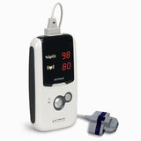 KT Med OXYPALM Handheld Pulse Oximeter with Flexible Silicon Finger Sensor